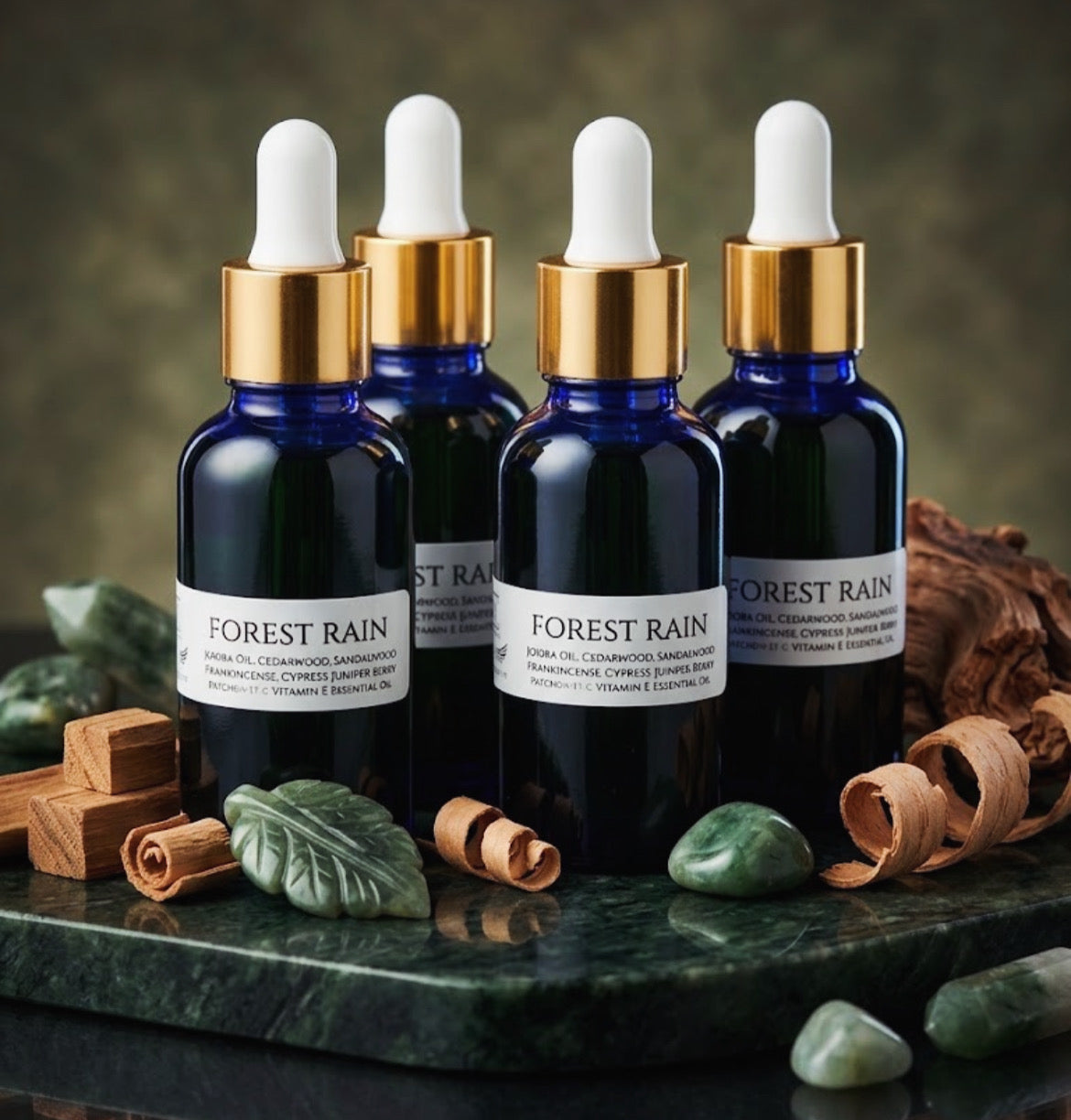 Forest Rain Grounding Oil