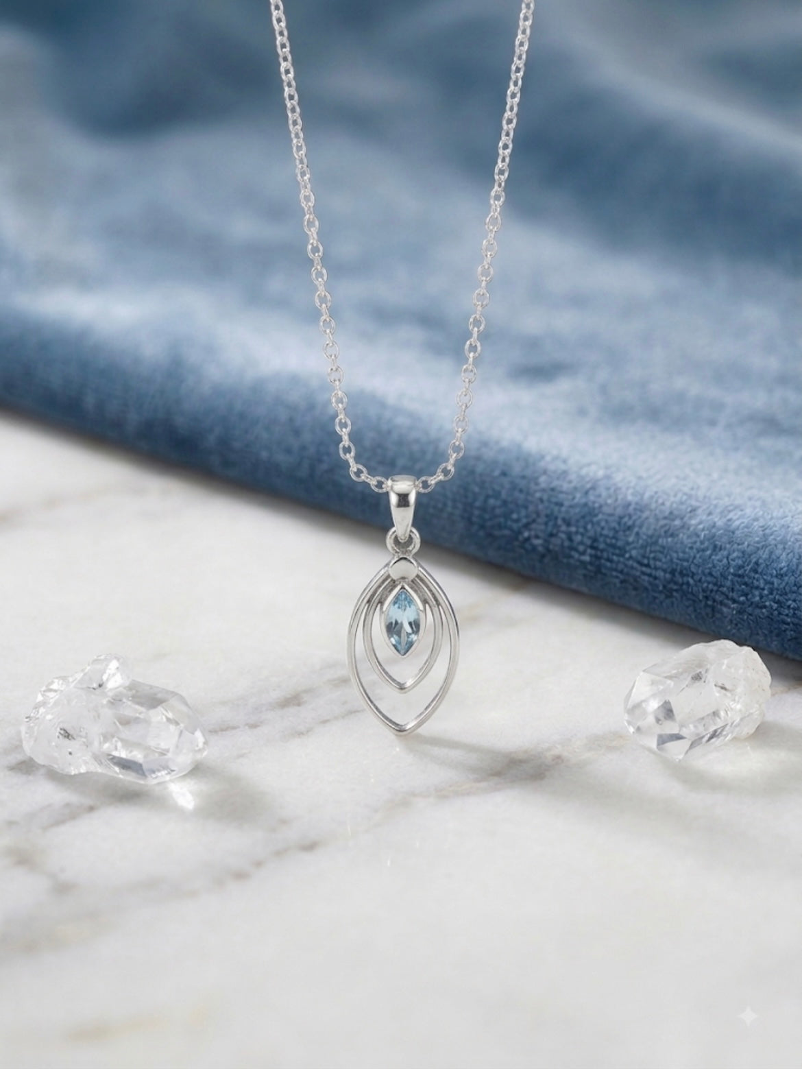 Blue Topaz Pendant