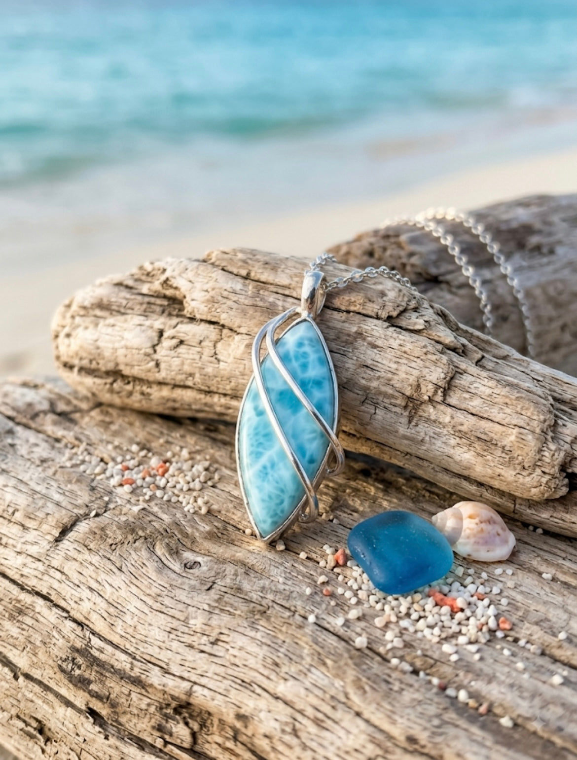 Larimar Pendant (Large)