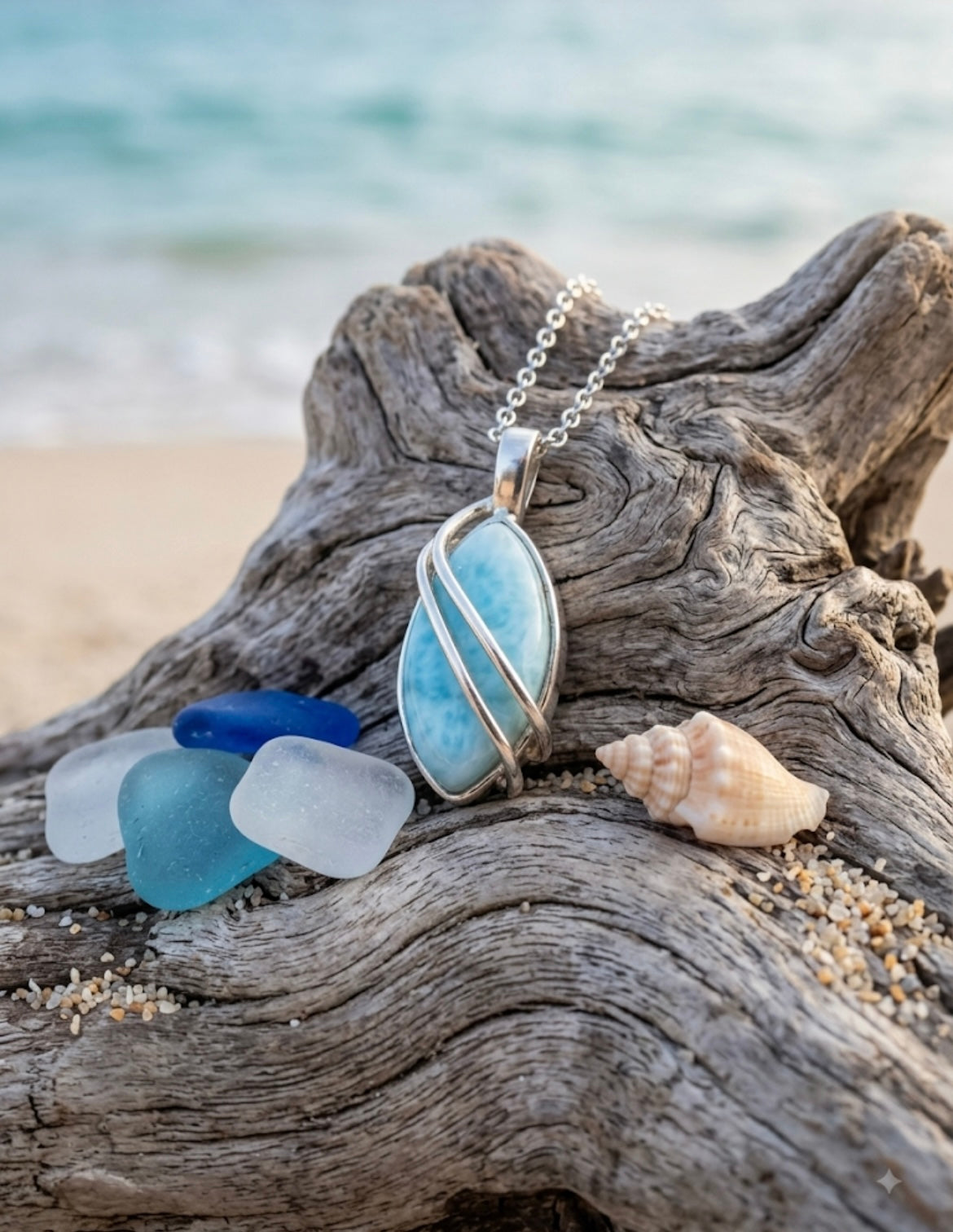 Larimar Pendant (Medium)