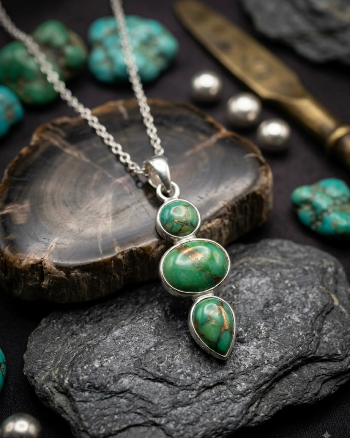 Mohave Turquoise Pendant
