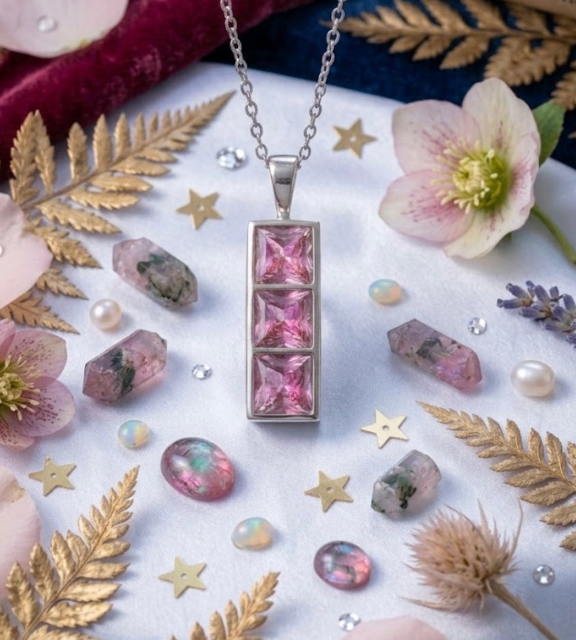 Pink Tourmaline Pendant