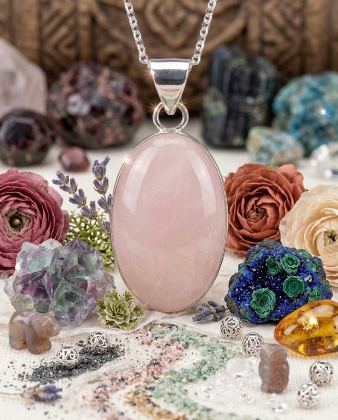 Rose Quartz Pendant