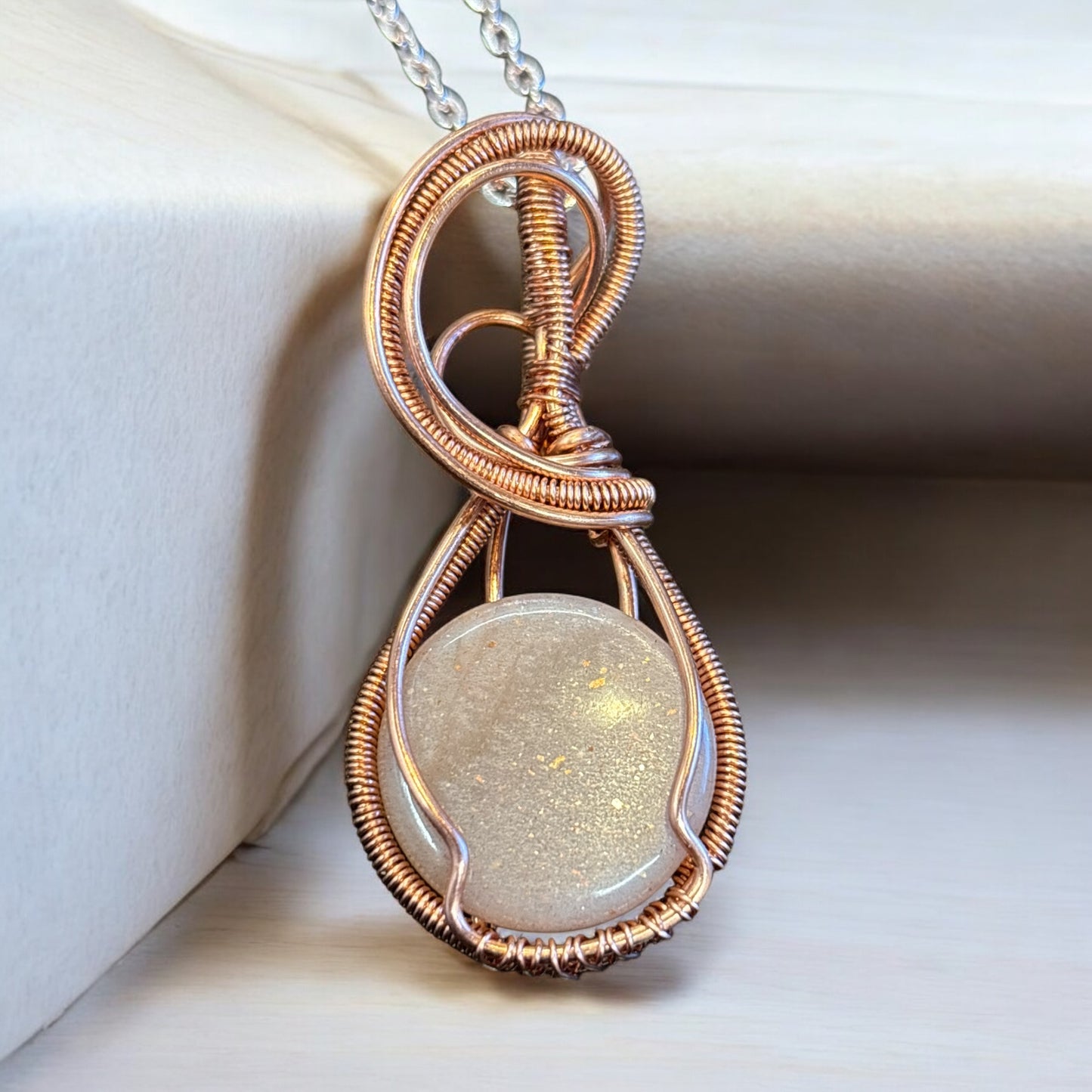 Peach Moonstone