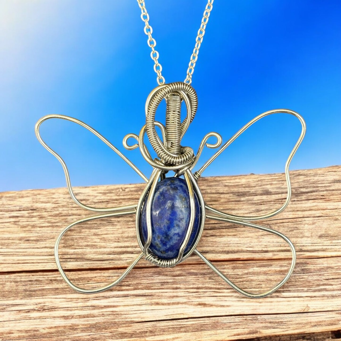 Lapis Lazuli Butterfly