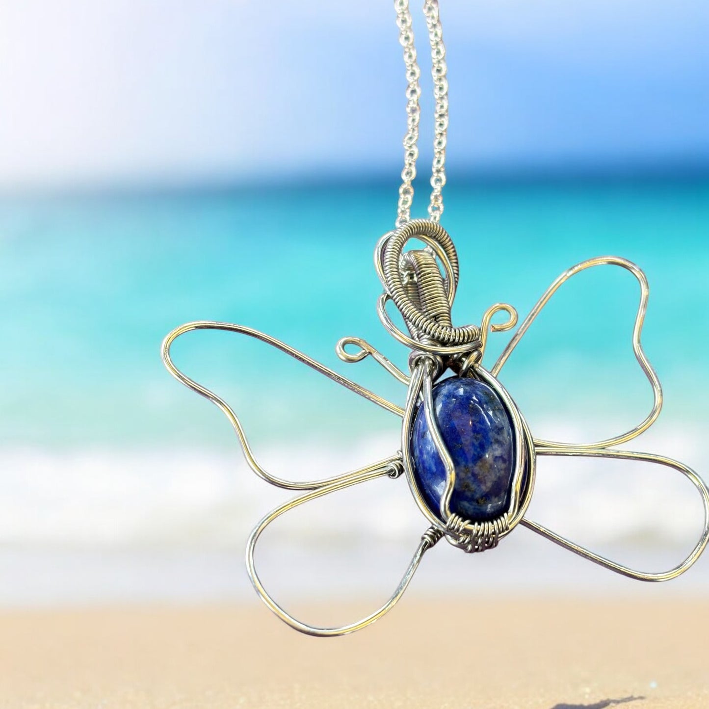 Lapis Lazuli Butterfly