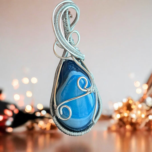 Blue Banded Agate