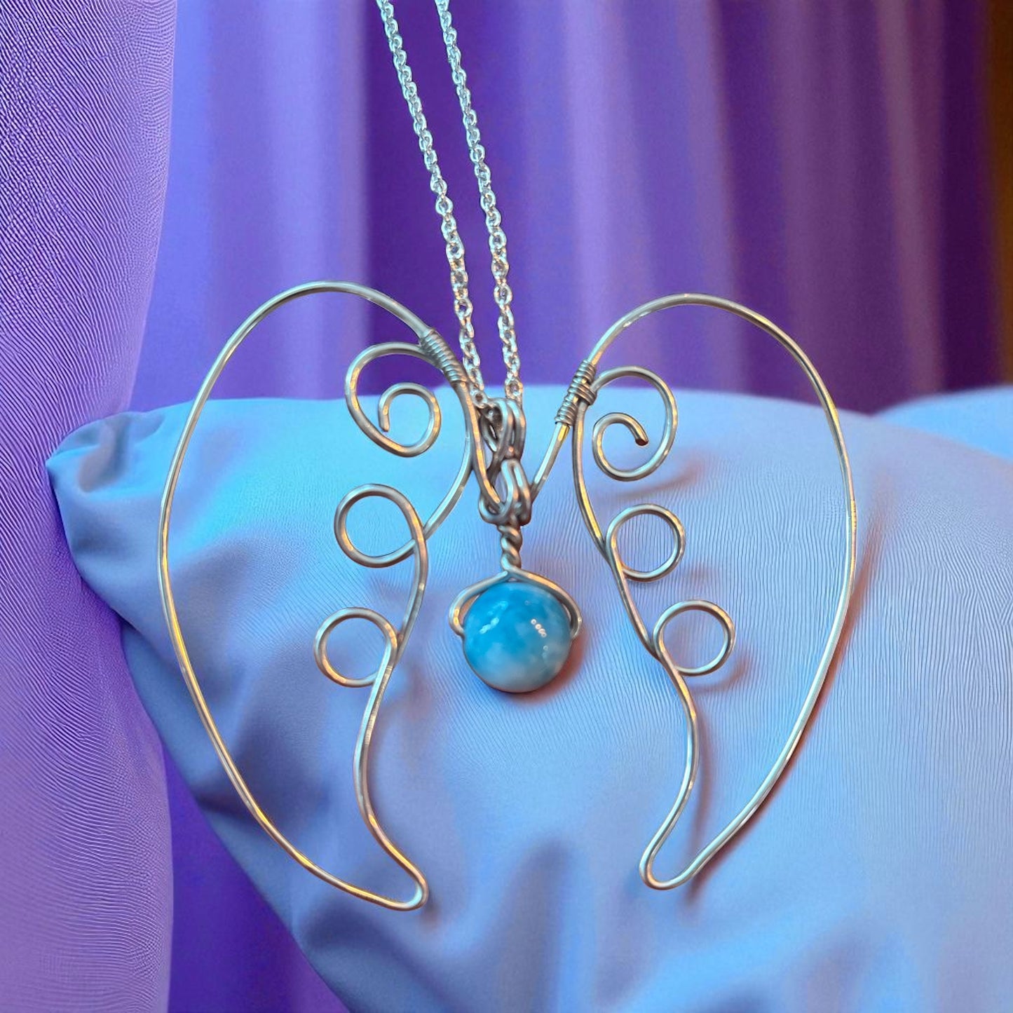Larimar Angel Wings