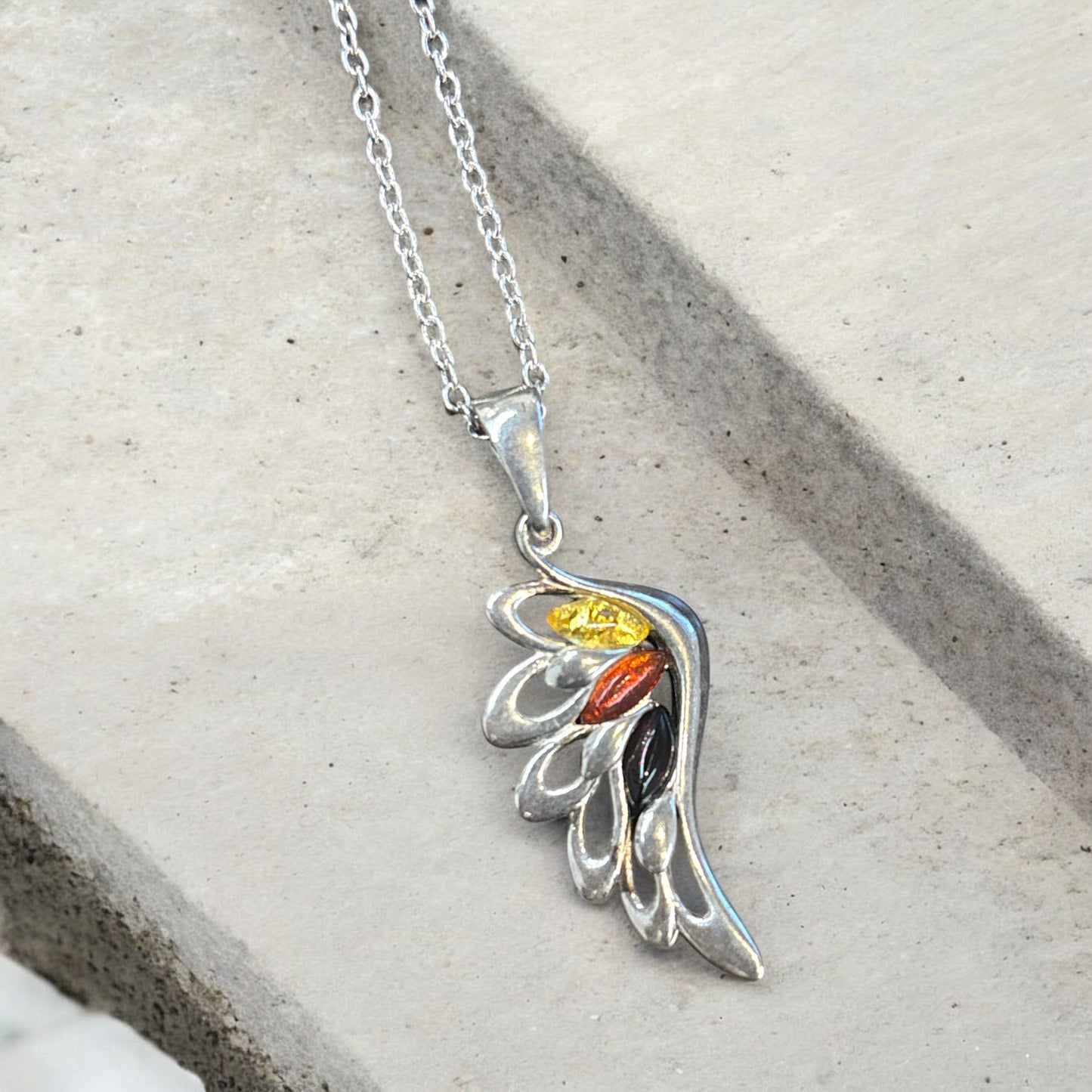 Amber (Sterling Silver)