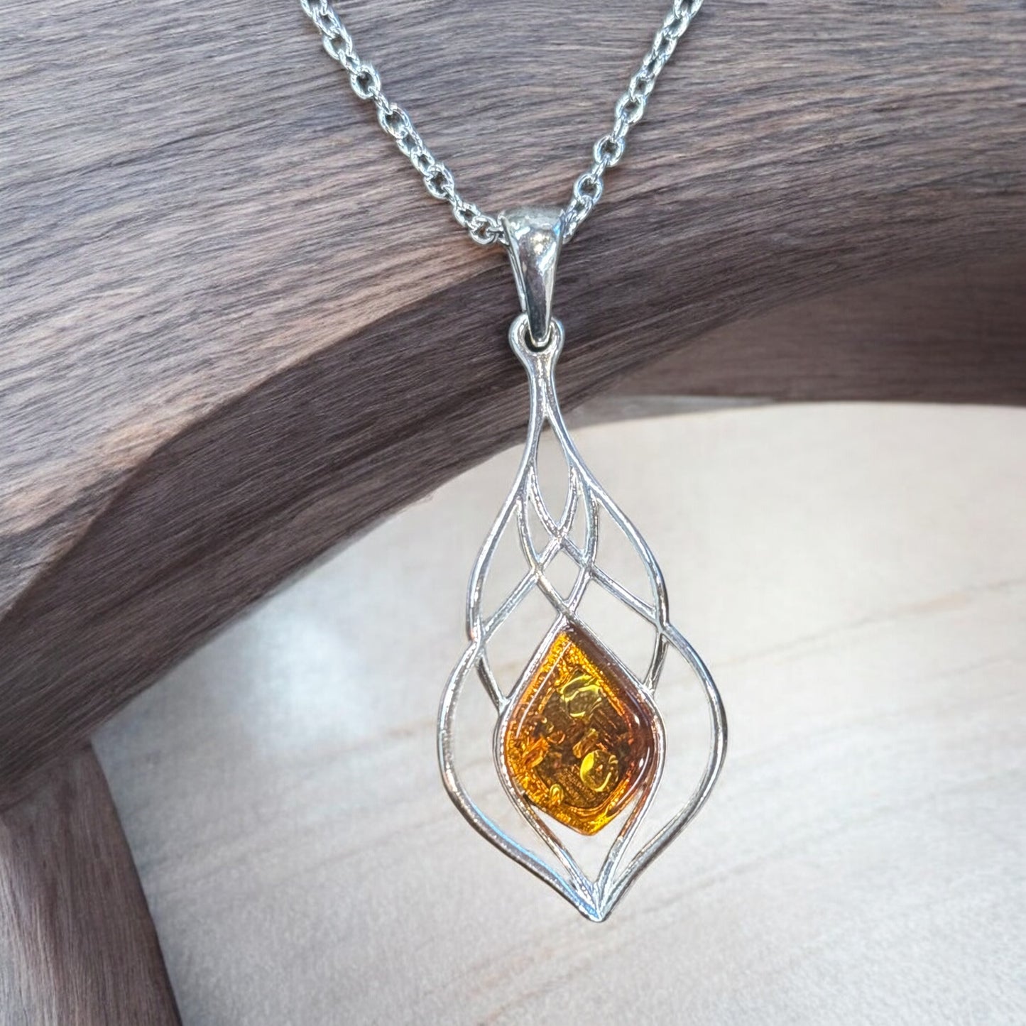 Amber (Sterling Silver)