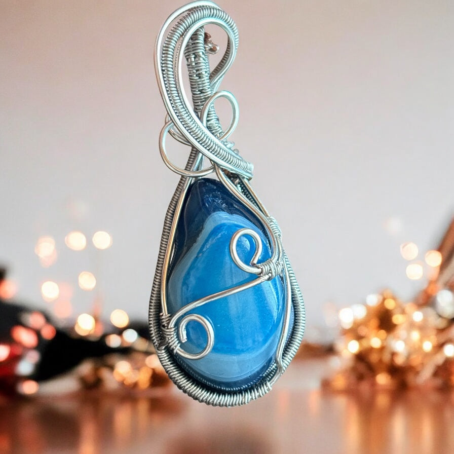 Blue Banded Agate