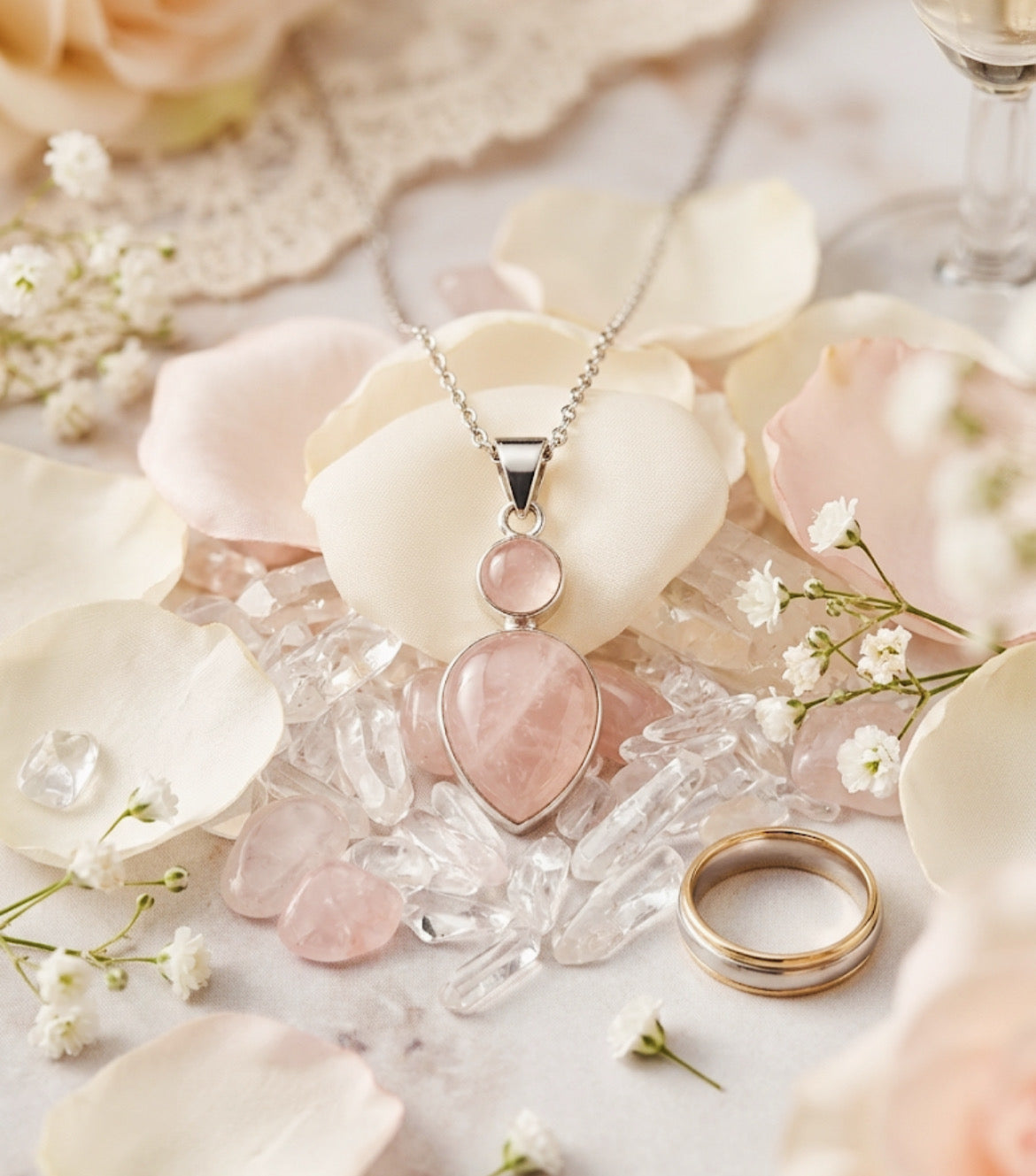 Rose Quartz Pendant