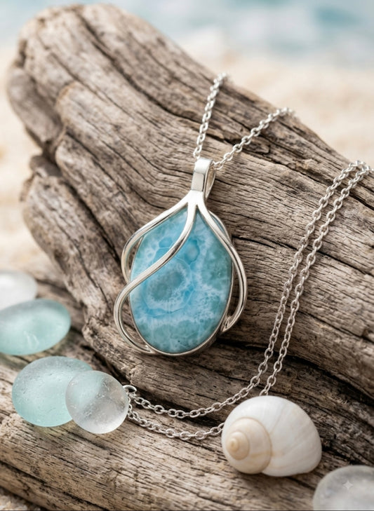 Larimar Pendant