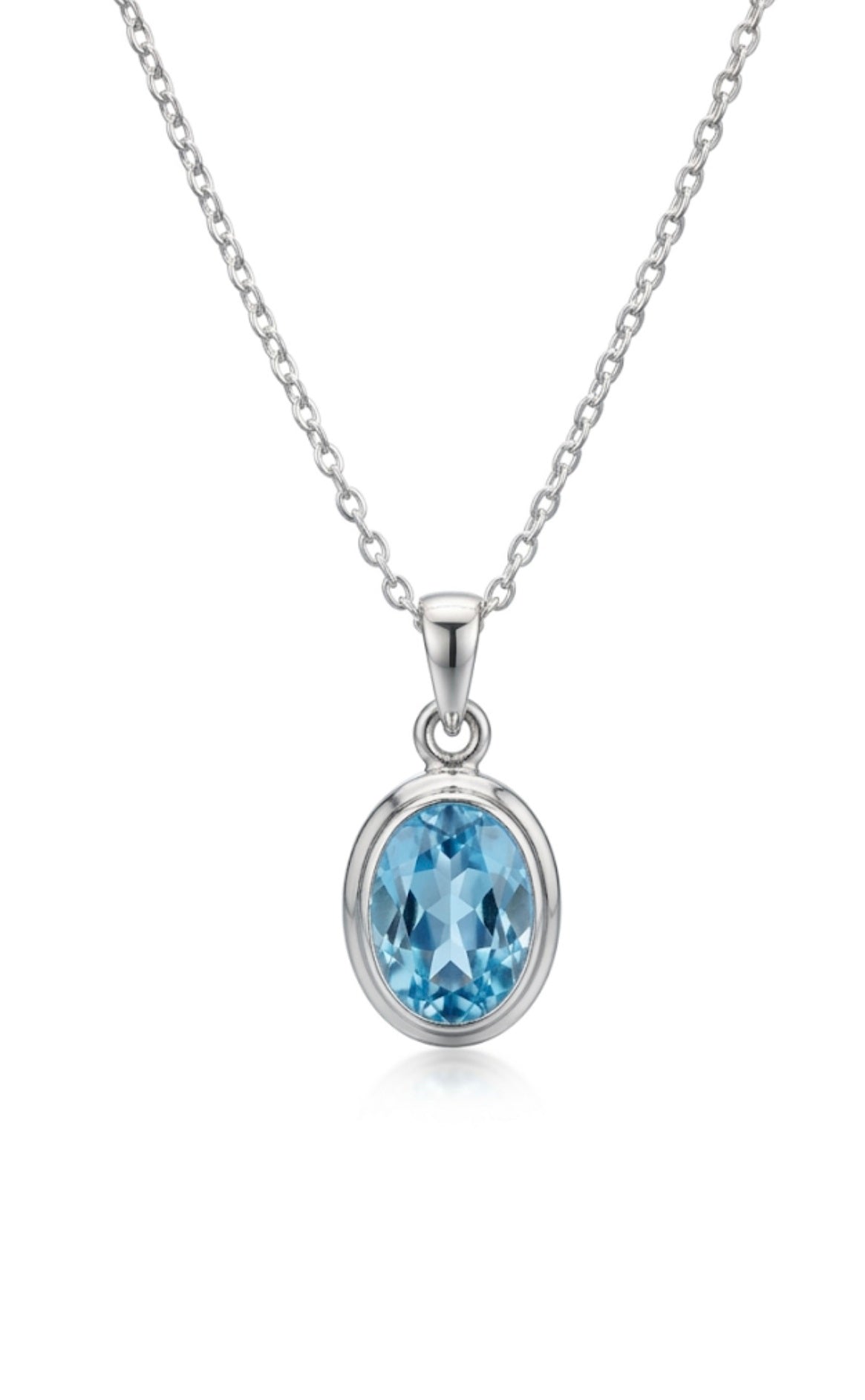 Blue Topaz Pendant