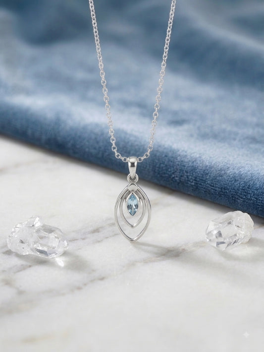 Blue Topaz Pendant