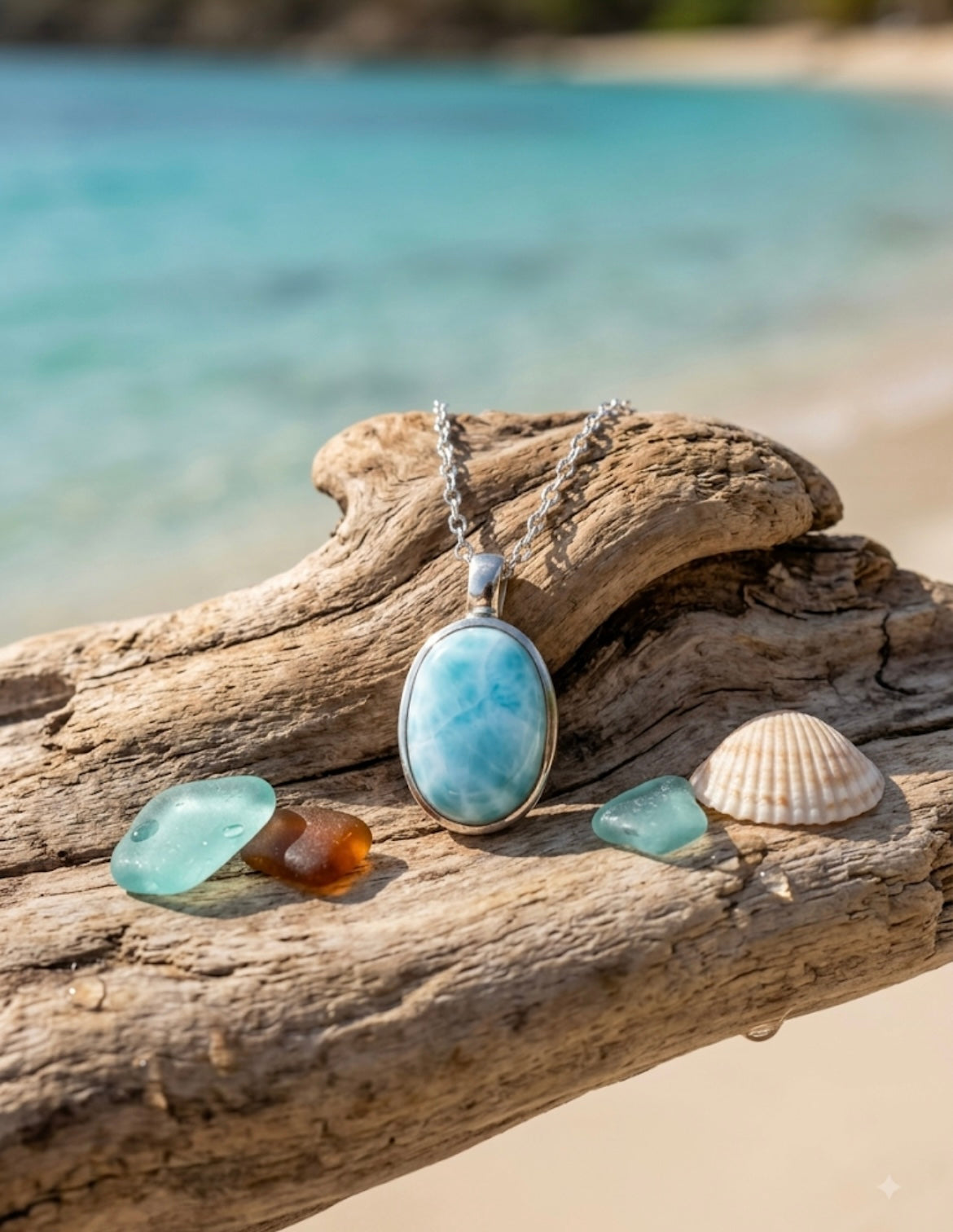 Larimar Pendant