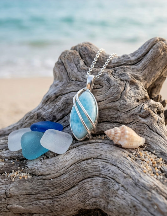 Larimar Pendant (Medium)