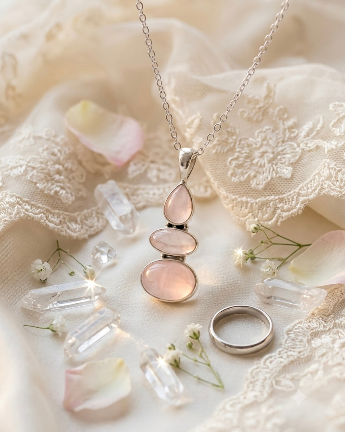 Rose Quartz Pendant