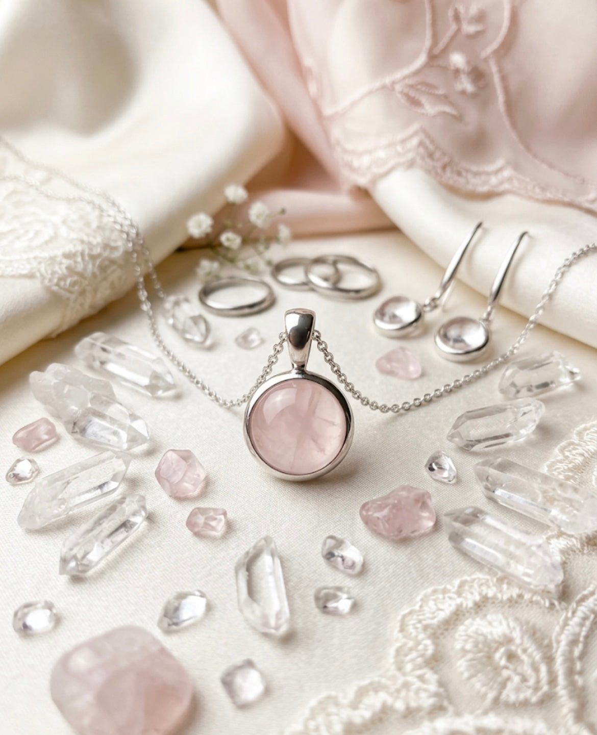 Rose Quartz Pendant