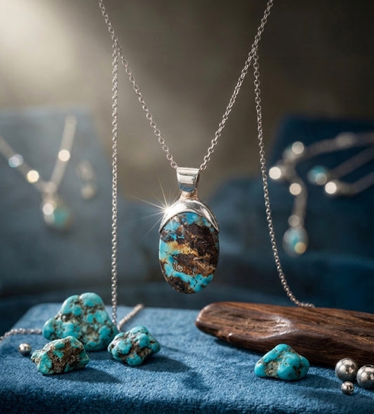 Iranian Turquoise Pendant