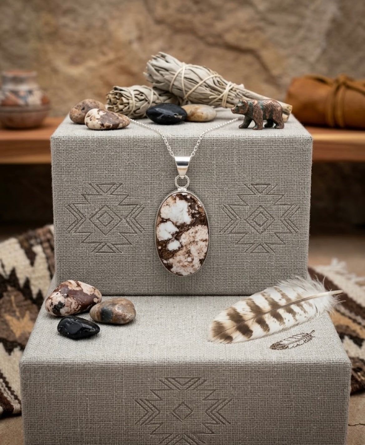 Wild Horse Jasper Pendant