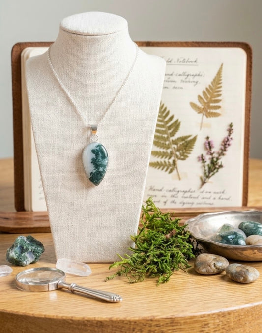 Moss Agate Pendant
