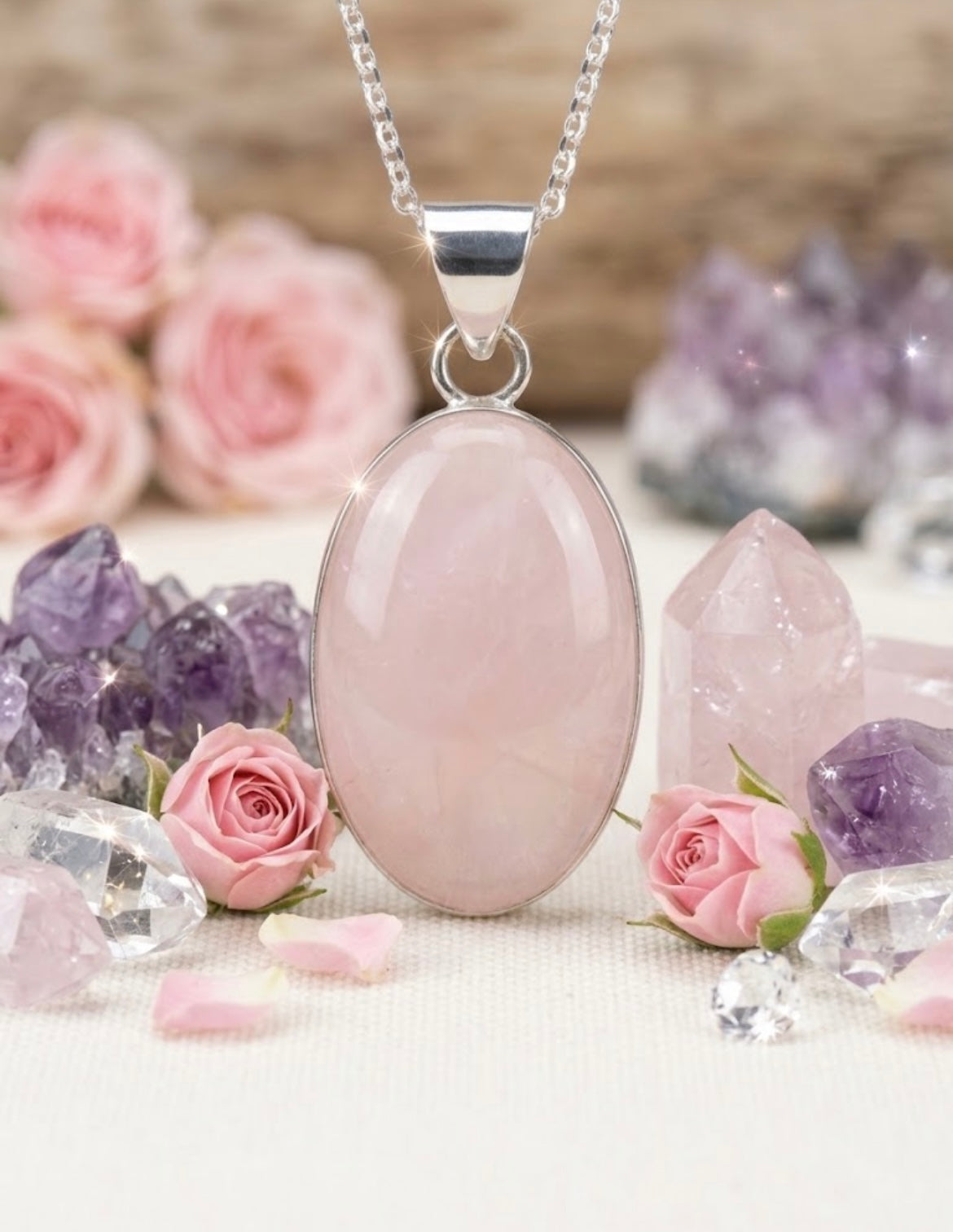 Rose Quartz Pendant