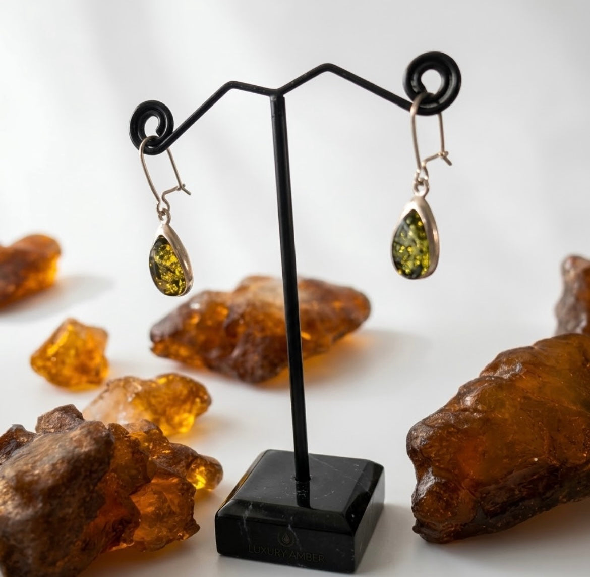 Amber Earrings