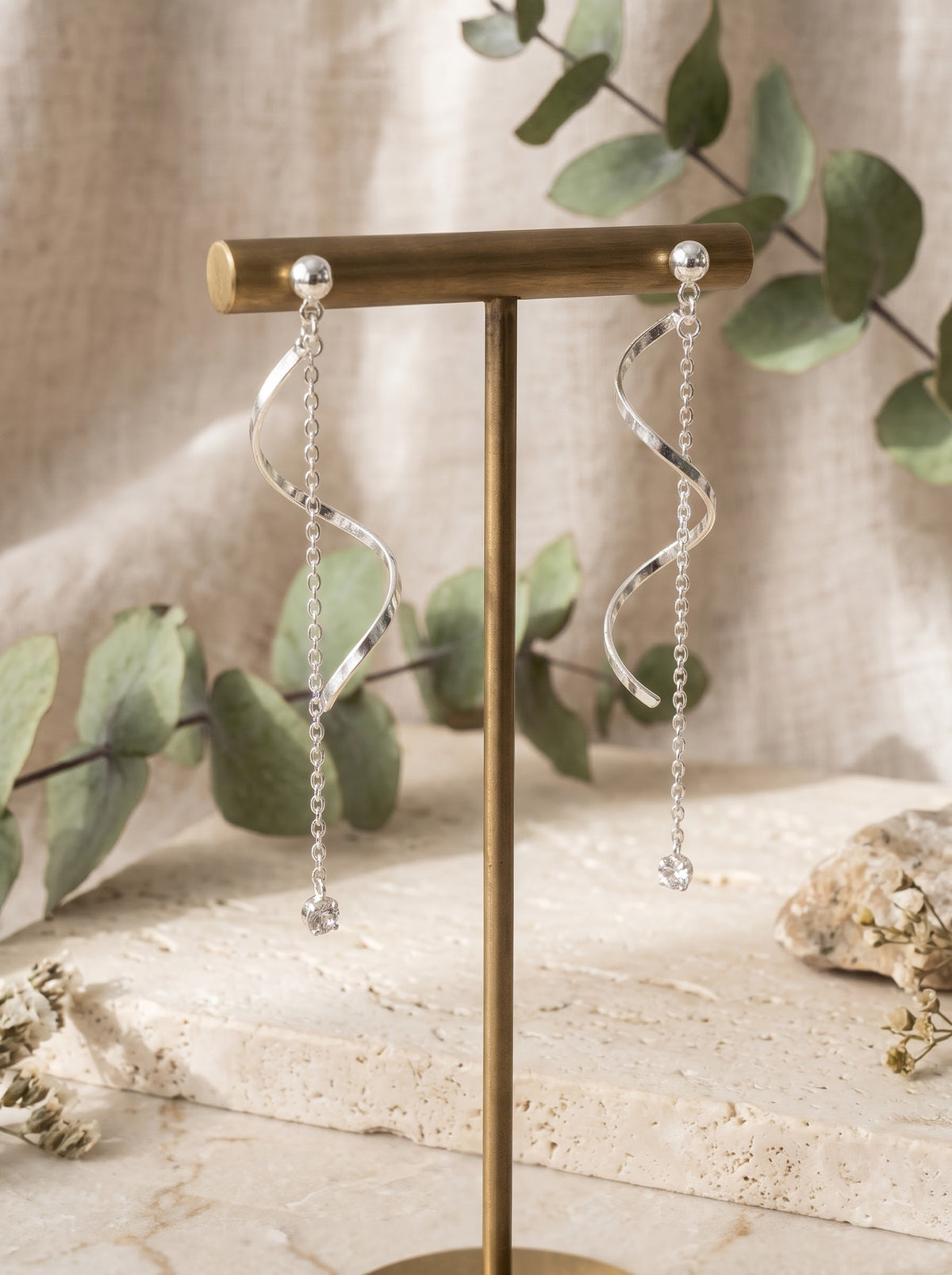 Spiral Stud Earrings
