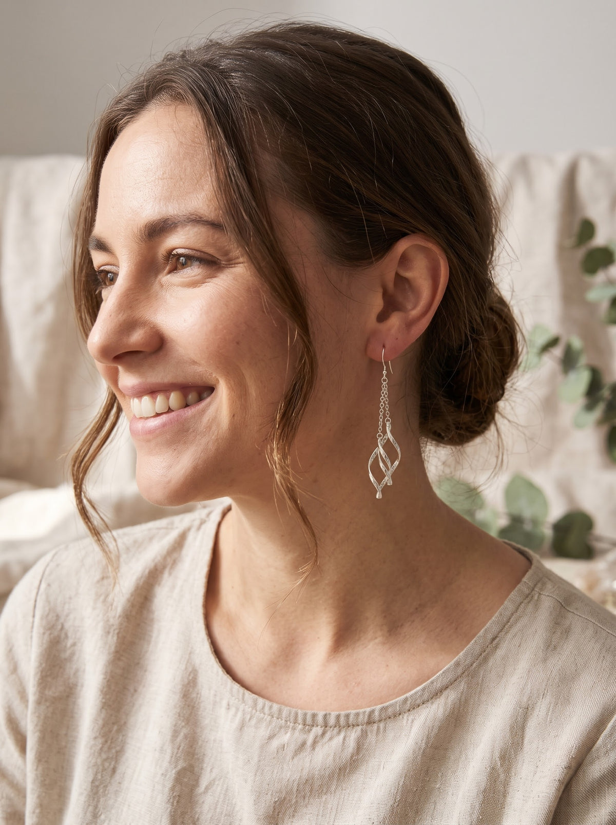 Double Spiral Earrings