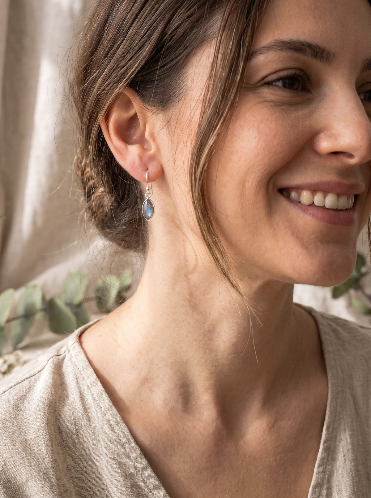 Labradorite Earrings