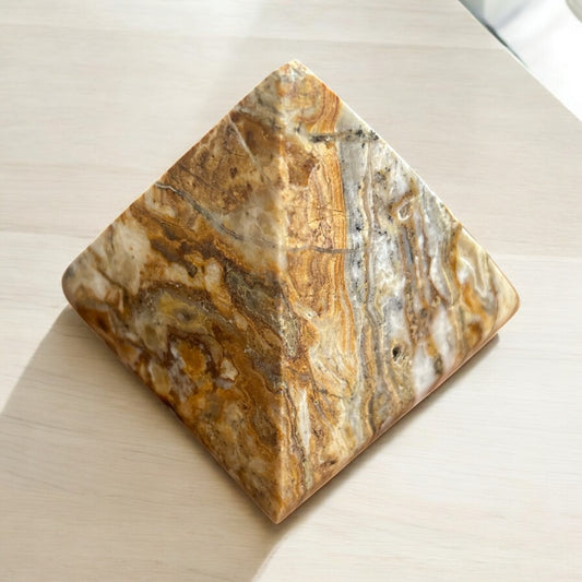 Bumblebee Jasper Pyramid