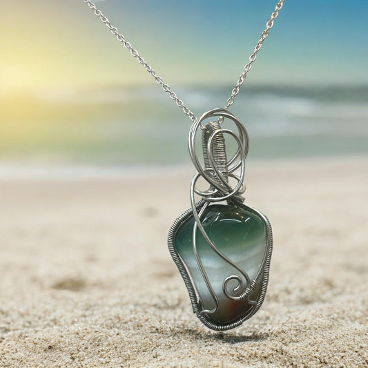 Green Banded Agate