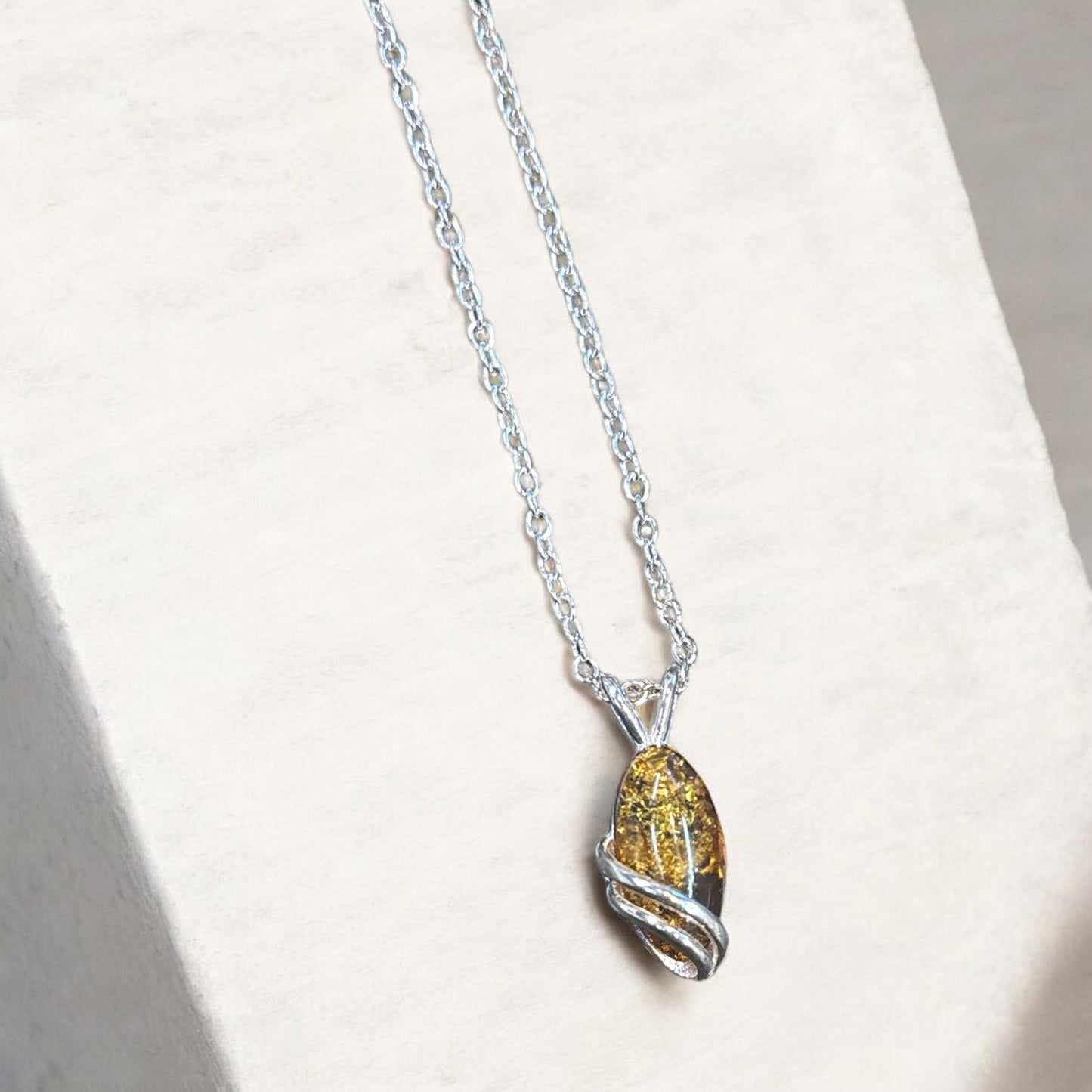 Amber (Sterling Silver)