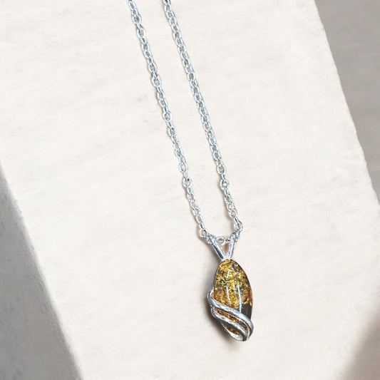 Amber (Sterling Silver)