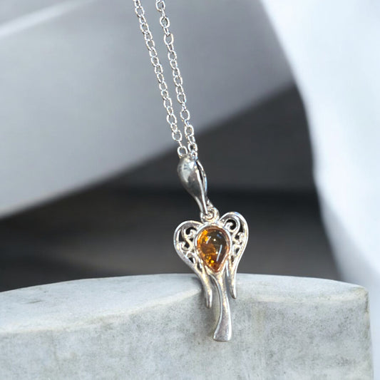 Amber (Sterling Silver)