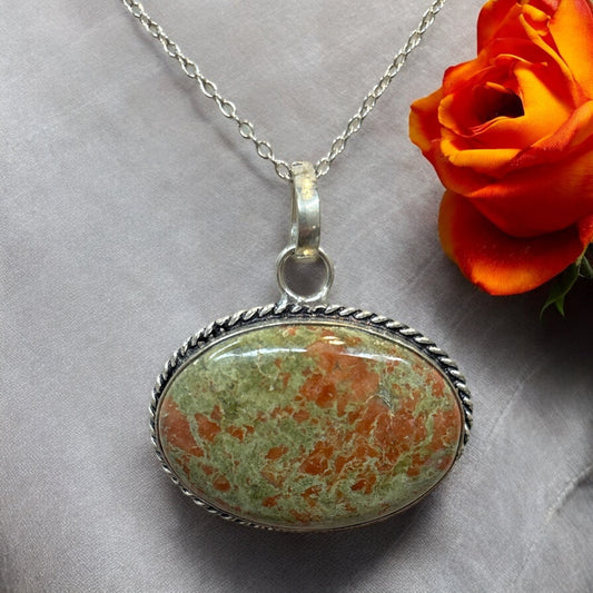 Unakite (Sterling Silver)