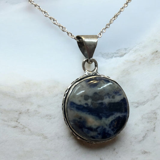 Sodalite (Sterling Silver)